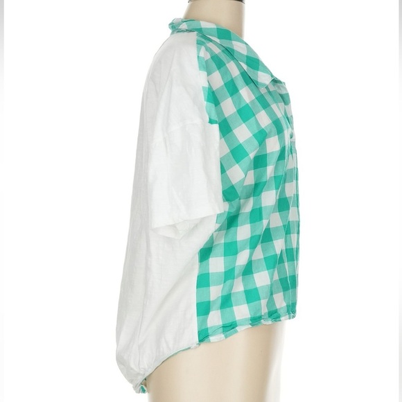 Anthropologie Porridge Golda Gingham Tie-Back Top Blouse Women’s Size Medium M - Picture 5 of 10